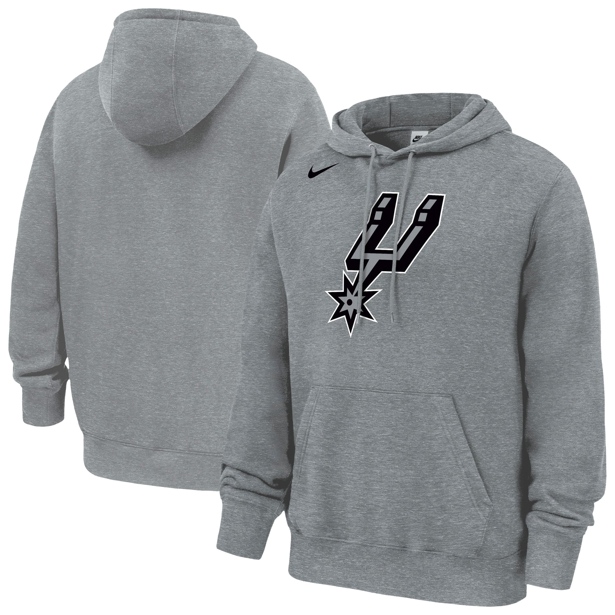 Men's Nike Gray San Antonio Spurs Core Club Fleece Hoodie