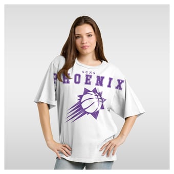 Women's Fanatics  White Phoenix Suns Spirit Relaxed Jersey T-Shirt