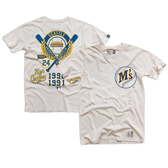 Men's Roots of Fight Ken Griffey Jr. White Seattle Mariners Duo T-Shirt