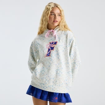 LoveShackFancy Women's White Florida Gators Nacova Hoodie