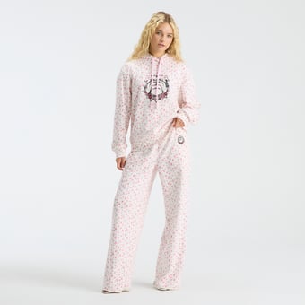 LoveShackFancy Women's White Georgia Bulldogs Ilyra Sweatpants