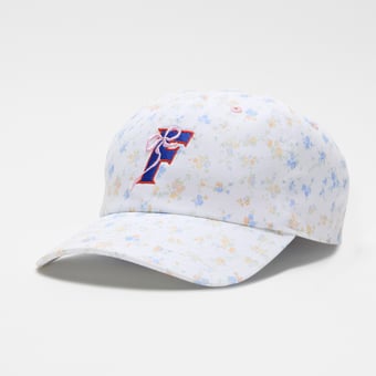 LoveShackFancy Women's White Florida Gators Floral Adjustable Hat