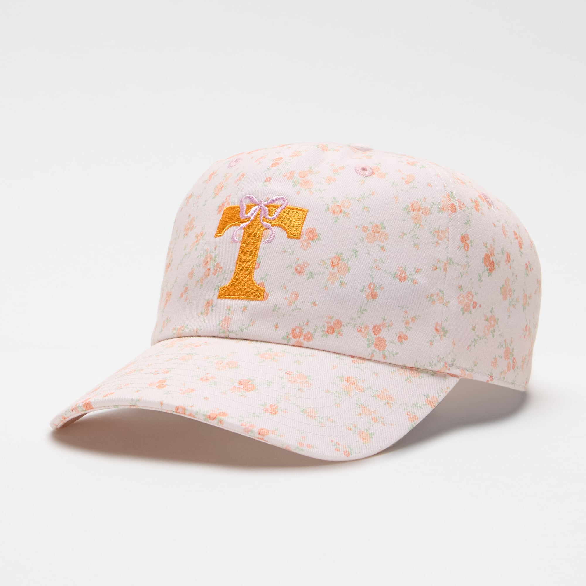 LoveShackFancy Women's White Tennessee Volunteers Floral Adjustable Hat