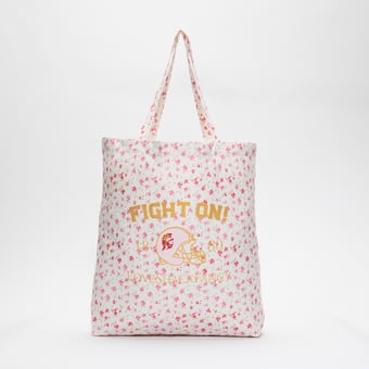 LoveShackFancy Women's White USC Trojans Canvas Tote Bag