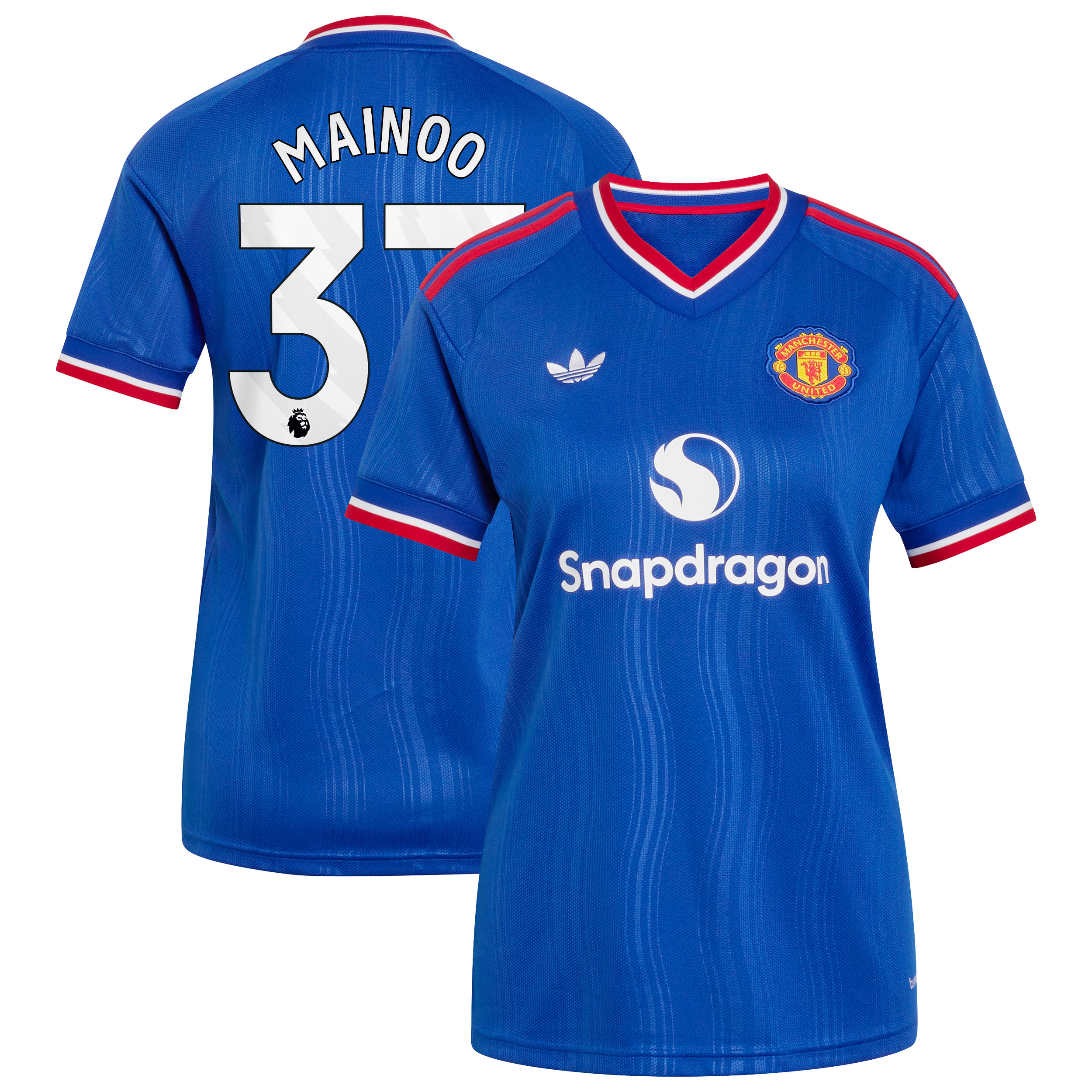 Women's adidas Kobbie Mainoo Royal Manchester United 2026/27 Away Replica Jersey