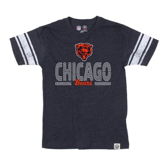 Youth Wes & Willy Navy Chicago Bears Football Jersey T-Shirt