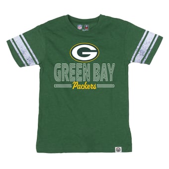Youth Wes & Willy Green Green Bay Packers Football Jersey T-Shirt