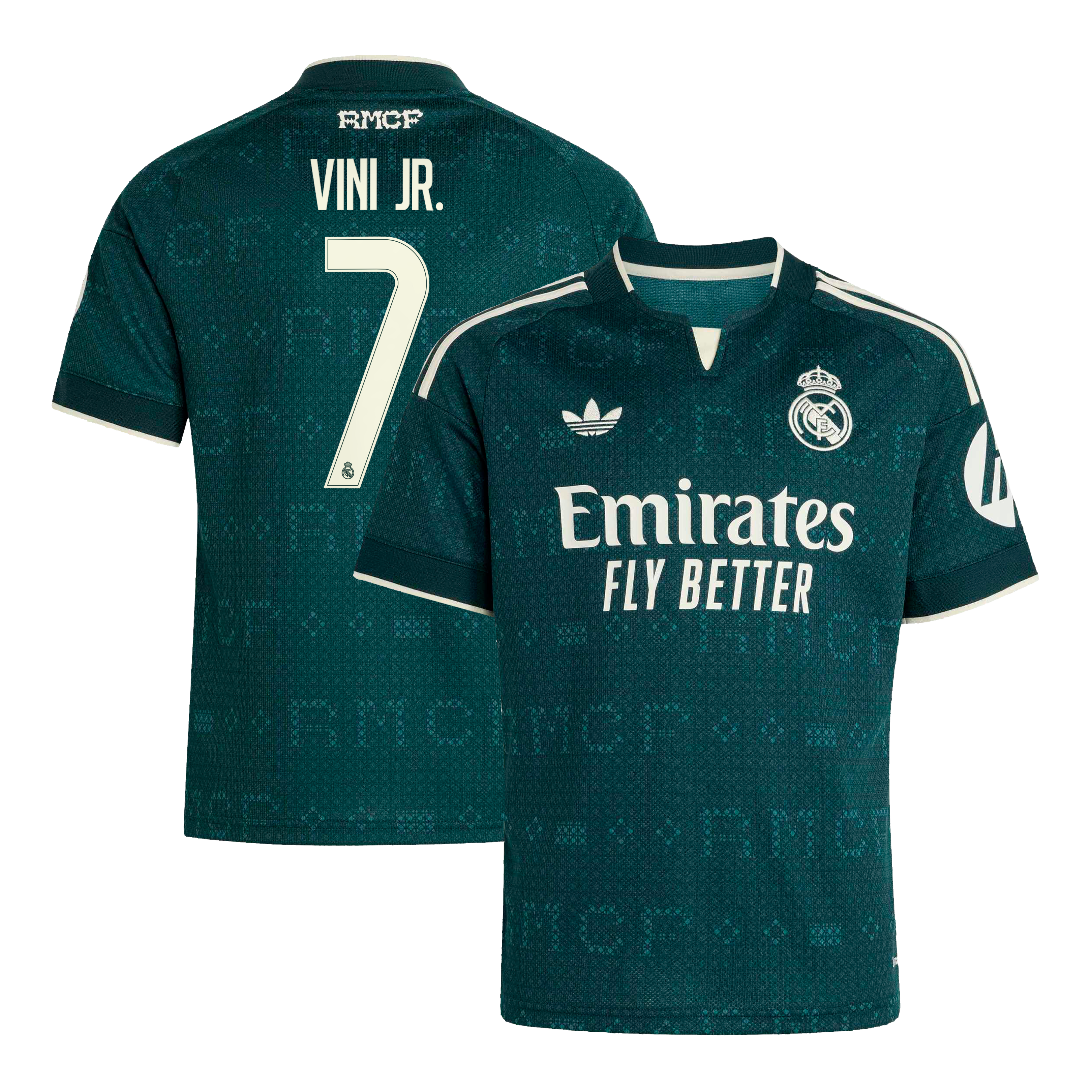 Youth adidas Vini Jr. Green Real Madrid 2026/27 Away Replica Jersey