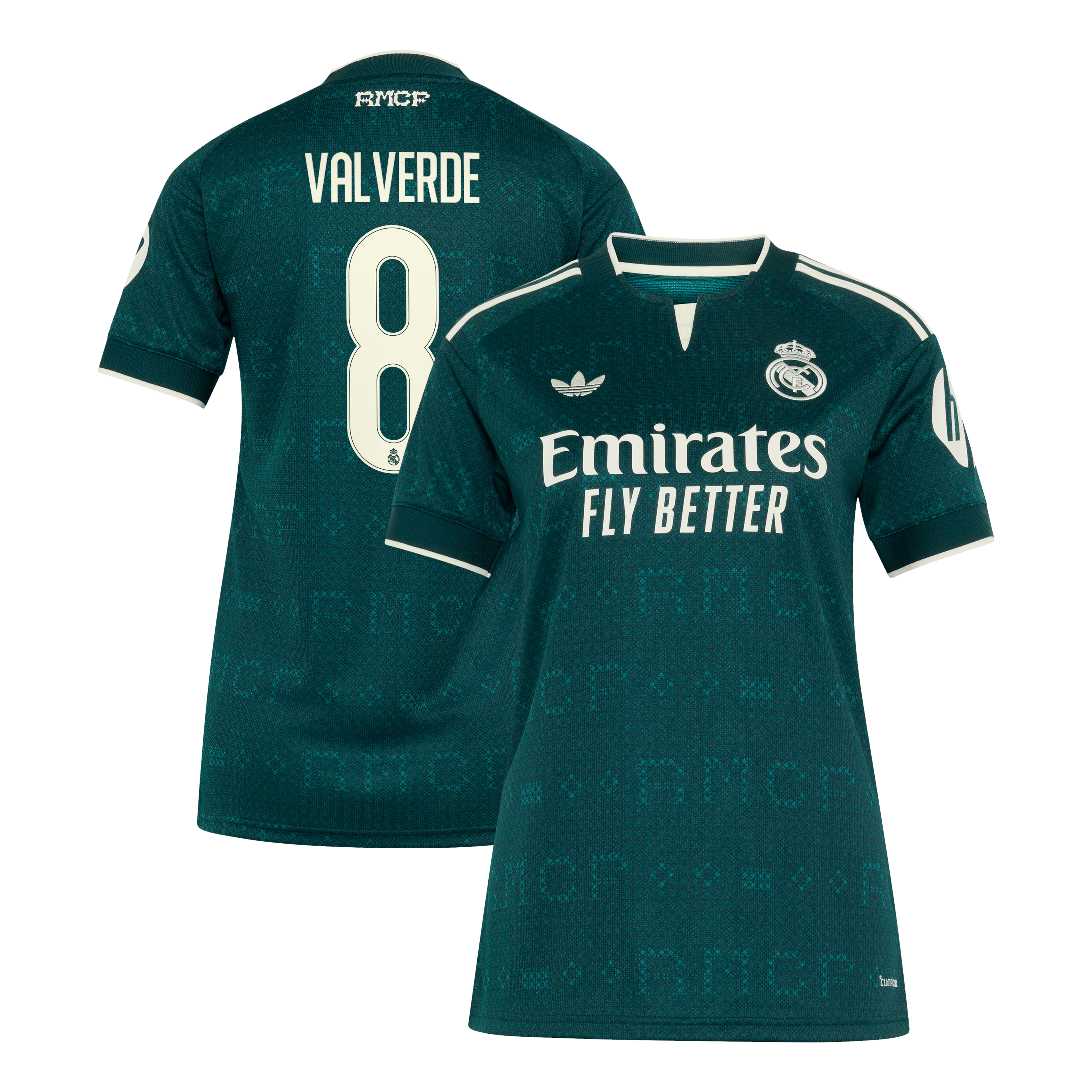 Women's adidas Federico Valverde Green Real Madrid 2026/27 Away Replica Jersey