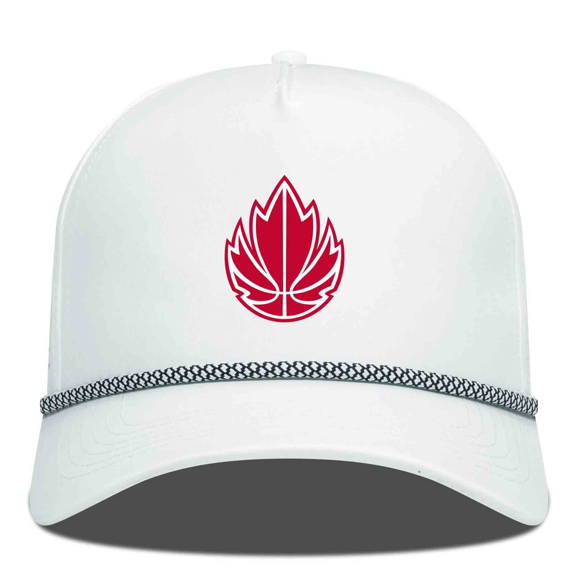 Men's Levelwear White Canada Basketball Gordon Adjustable Hat