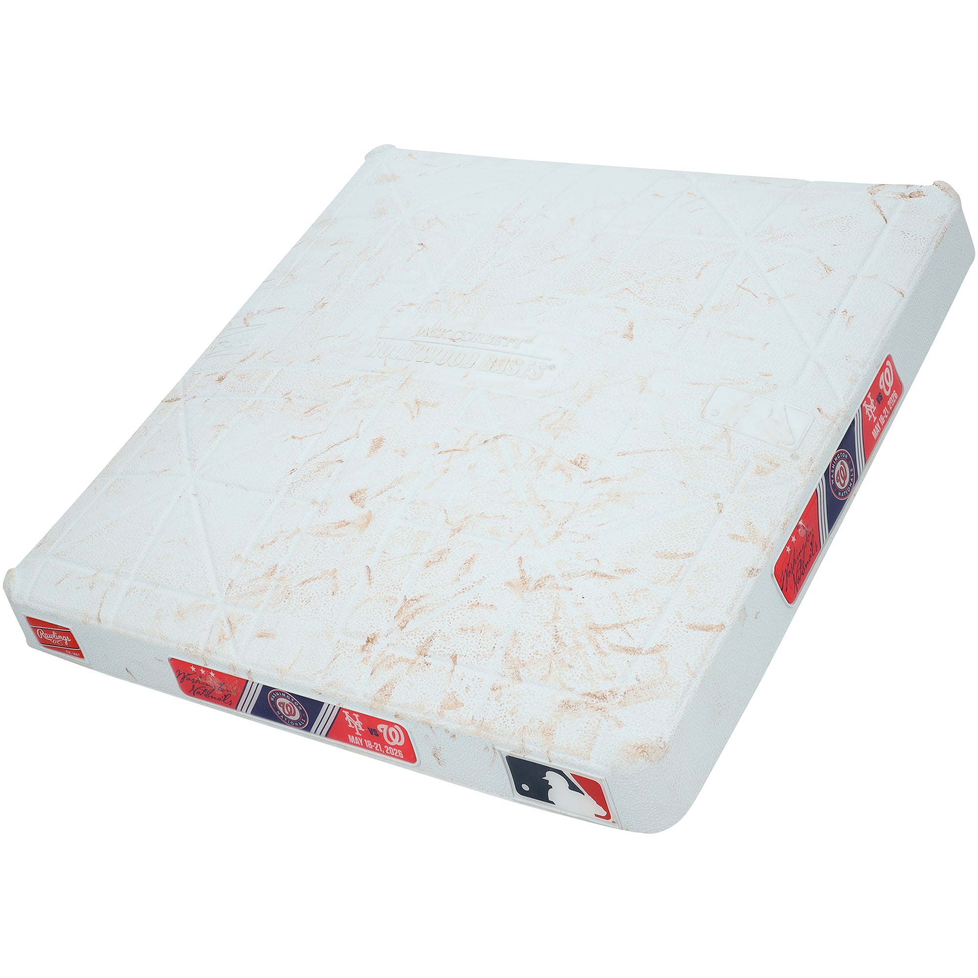 Washington Nationals Game-Used Base vs. New York Mets on May 18-21, 2026 - Third Base