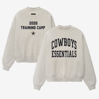 Men's Fear of God Heather Gray Dallas Cowboys Training Camp Boxy Sweatshirt