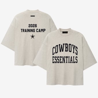 Men's Fear of God Heather Gray Dallas Cowboys Training Camp Boxy T-Shirt