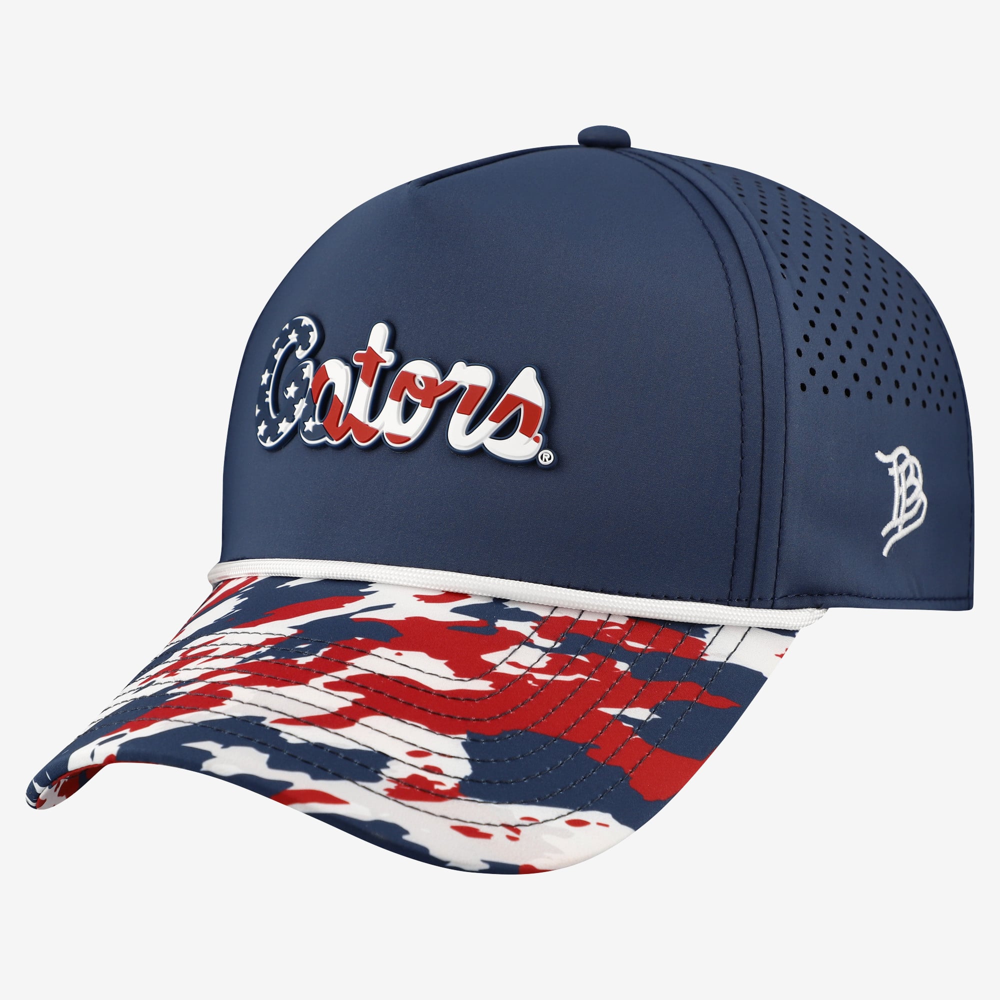Unisex Branded Bills Navy Florida Gators Stars & Stripes Rope Adjustable Hat