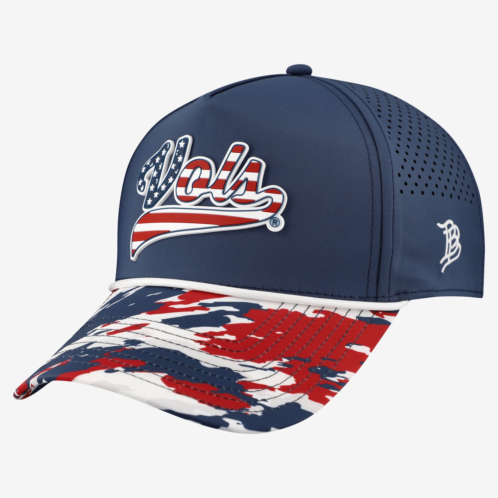 Unisex Branded Bills Navy Tennessee Volunteers Stars & Stripes Rope Adjustable Hat