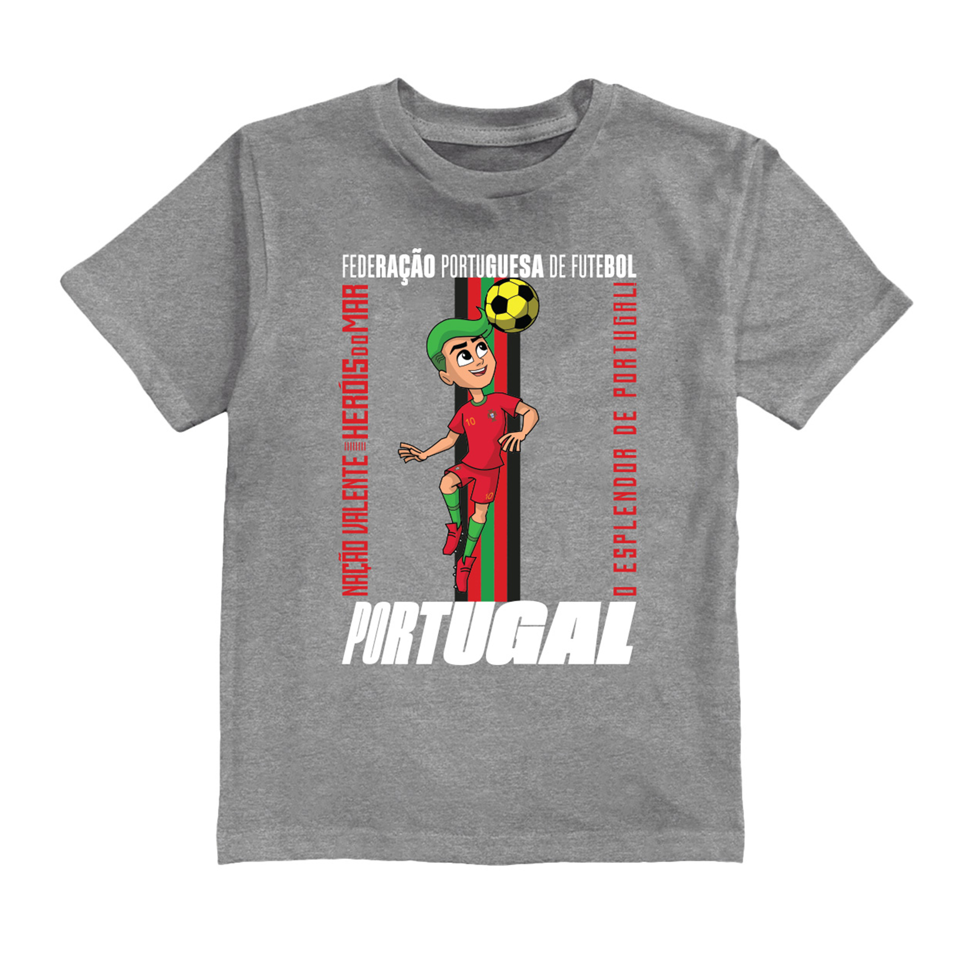 Toddler Vive La Fete Gray Portugal National Team Superquinas T-Shirt