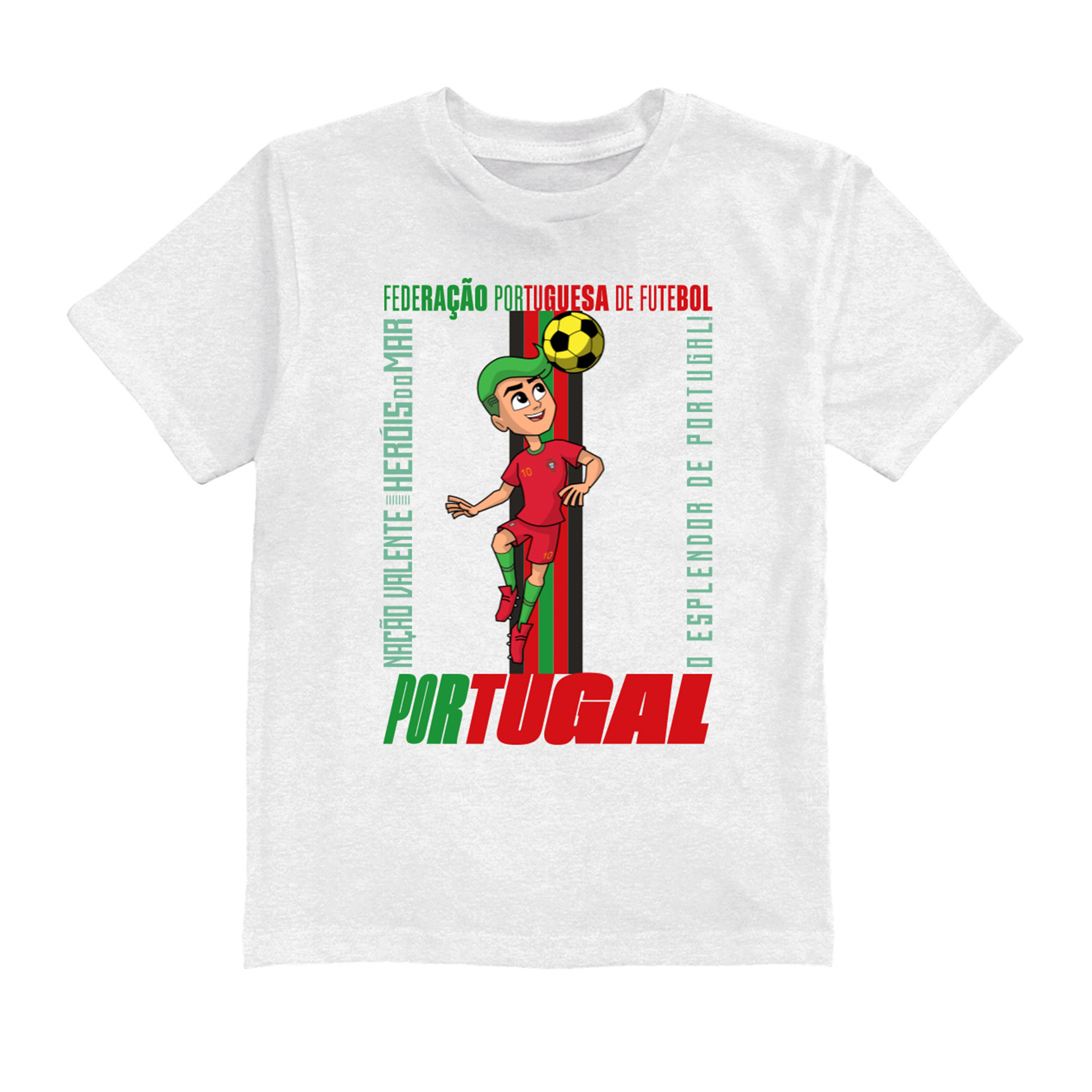 Youth Vive La Fete White Portugal National Team Superquinas T-Shirt Youth Vive La Fete White Portugal National Team Superquinas T-Shirt