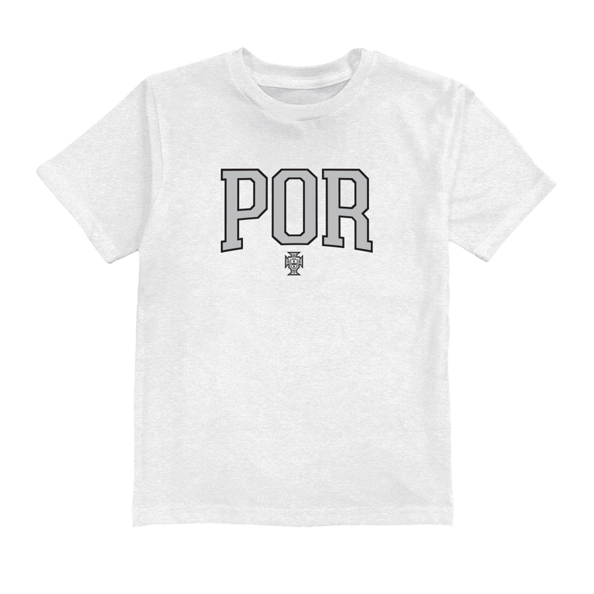 Youth Vive La Fete White Portugal National Team POR Logo T-Shirt