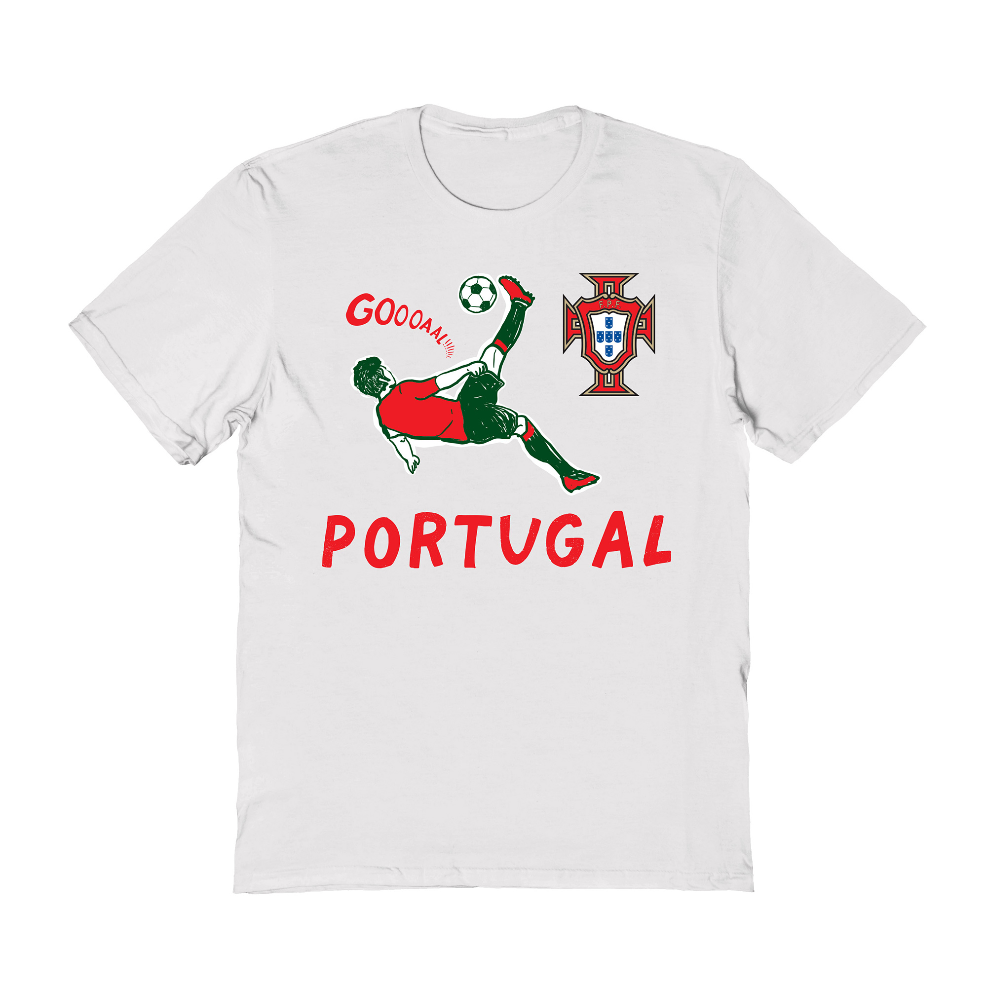 Toddler Vive La Fete White Portugal National Team Chilena T-Shirt