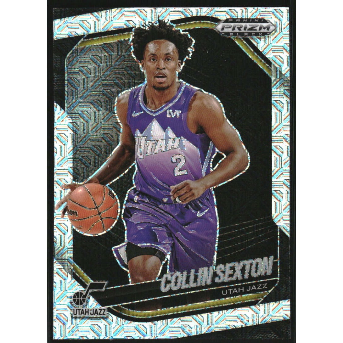 2024-25 Panini Prizm Black Prizms Mojo #25 Collin Sexton. rookie card picture