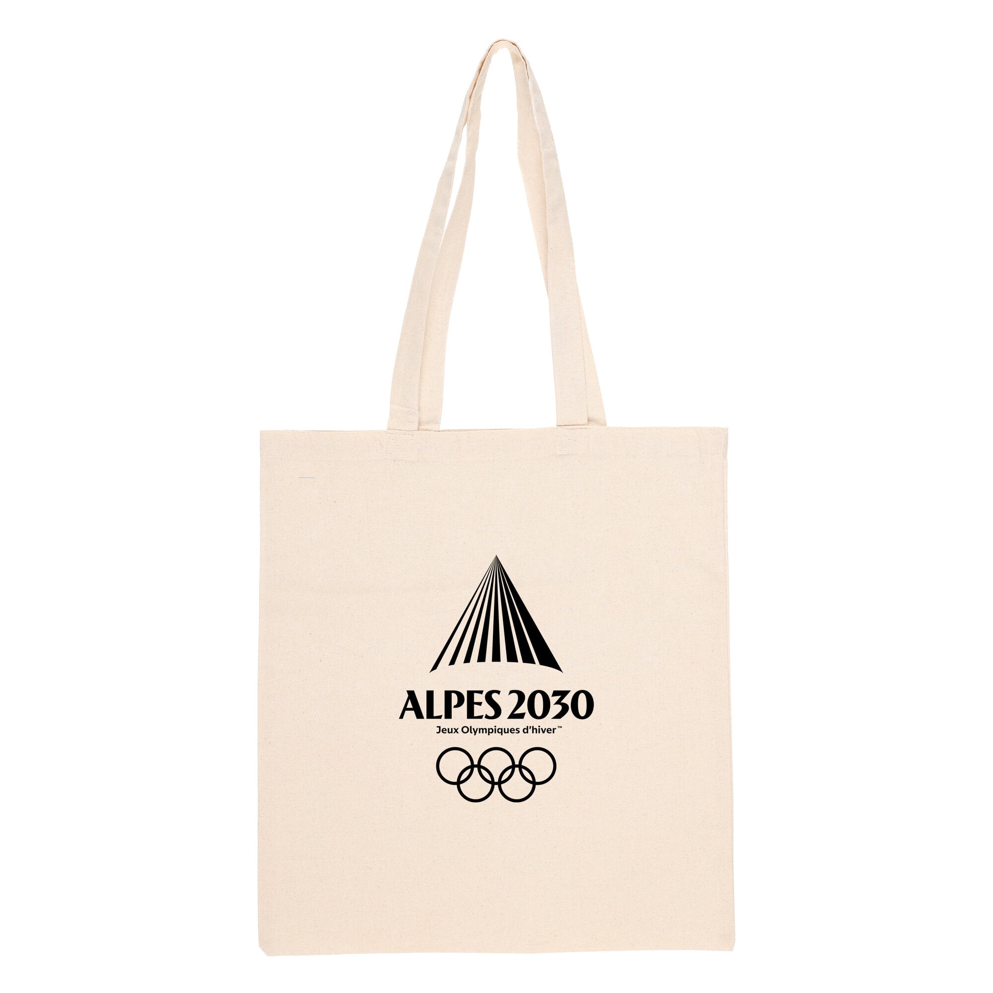 Sac cabas Alpes 2030 Evergreen Olympics Logo Principal Graphique - Écru