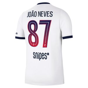Maillot Extérieur Stadium PSG Nike 26/27 avec flocage João Neves 87, vue 4