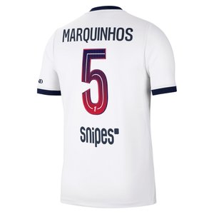 Maillot Extérieur Stadium PSG Nike 26/27 avec flocage Marquinhos 5, vue 4