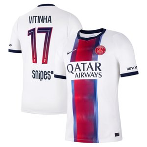 Maillot Extérieur Stadium PSG Nike 26/27 avec flocage Vitinha 17, vue 1