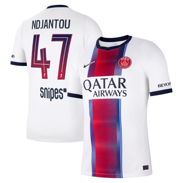 Maillot Extérieur Stadium PSG Nike 26/27 avec flocage Ndjantou 47