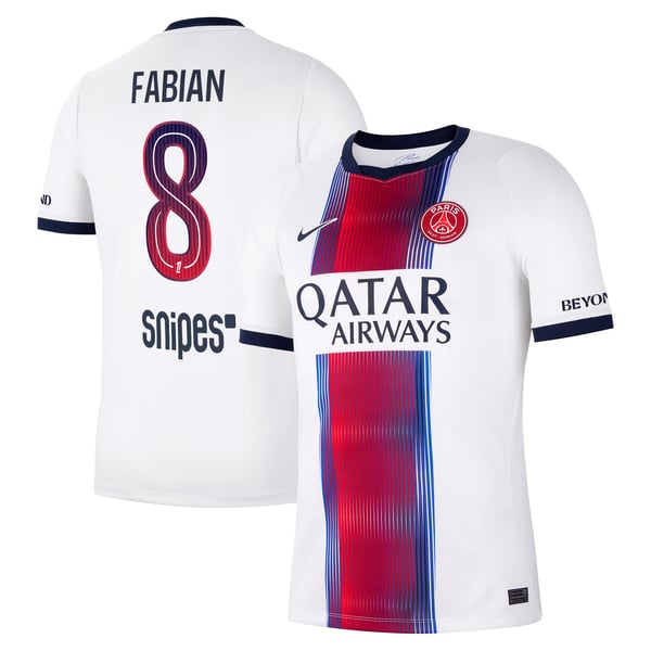 Maillot Extérieur Stadium PSG Nike 26/27 avec flocage Fabian 8