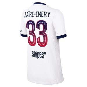 Maillot Extérieur Stadium PSG Nike 26/27 - Enfant avec flocage Zaïre-Emery 33, vue 4