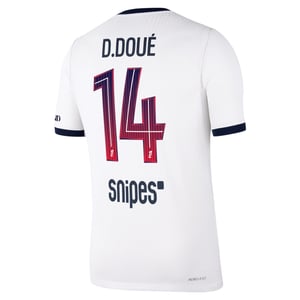 Maillot Extérieur Match PSG Nike Aero-FIT 26/27 avec flocage D.Doué 14, vue 4
