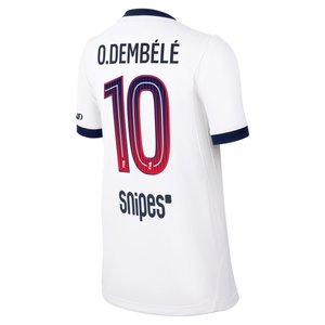 Maillot Extérieur Stadium PSG Nike 26/27 - Enfant avec flocage O.Dembélé 10, vue 4