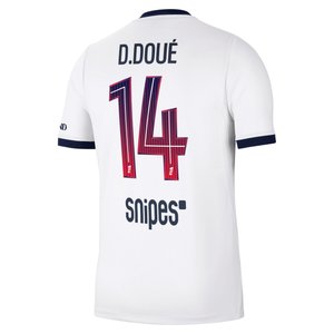 Maillot Extérieur Stadium PSG Nike 26/27 avec flocage D.Doué 14, vue 4