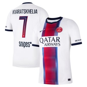 Maillot Extérieur Stadium PSG Nike 26/27 avec flocage Kvaratskhelia 7, vue 2