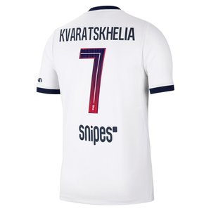 Maillot Extérieur Stadium PSG Nike 26/27 avec flocage Kvaratskhelia 7, vue 4