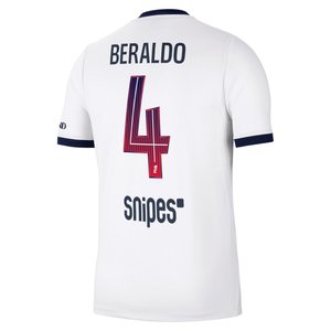 Maillot Extérieur Stadium PSG Nike 26/27 avec flocage Beraldo 4, vue 4