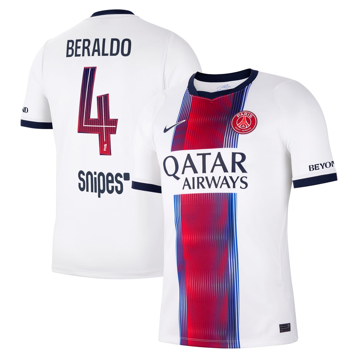 Maillot Extérieur Stadium PSG Nike 26/27 avec flocage Beraldo 4