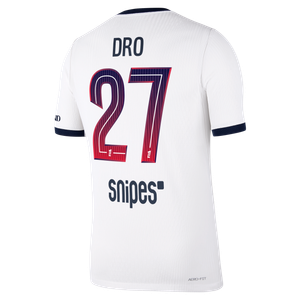 Maillot Extérieur Match PSG Nike Aero-FIT 26/27 avec flocage Dro 27, vue 4