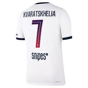 Maillot Extérieur Match PSG Nike Aero-FIT 26/27 avec flocage Kvaratskhelia 7, vue 4