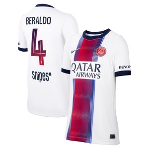 Maillot Extérieur Stadium PSG Nike 26/27 - Enfant avec flocage Beraldo 4, vue 2