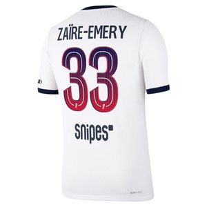 Maillot Extérieur Match PSG Nike Aero-FIT 26/27 avec flocage Zaïre-Emery 33, vue 4