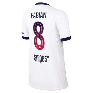 Maillot Extérieur Stadium PSG Nike 26/27 - Enfant avec flocage Fabian 8, vue 4