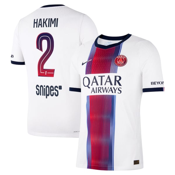 Maillot Extérieur Match PSG Nike Aero-FIT 26/27 avec flocage Hakimi 2