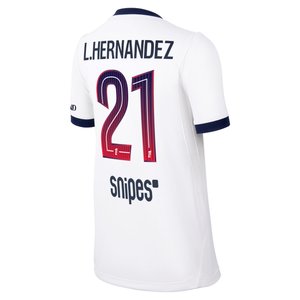 Maillot Extérieur Stadium PSG Nike 26/27 - Enfant avec flocage L.Hernandez 21, vue 4