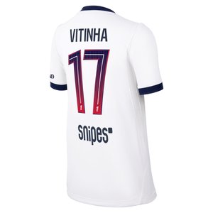Maillot Extérieur Stadium PSG Nike 26/27 - Enfant avec flocage Vitinha 17, vue 4