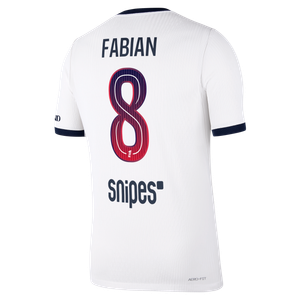 Maillot Extérieur Match PSG Nike Aero-FIT 26/27 avec flocage Fabian 8, vue 4