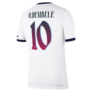 Maillot Extérieur Match PSG Nike Aero-FIT 26/27 - Flocage Coupe O.Dembélé 10, vue 4