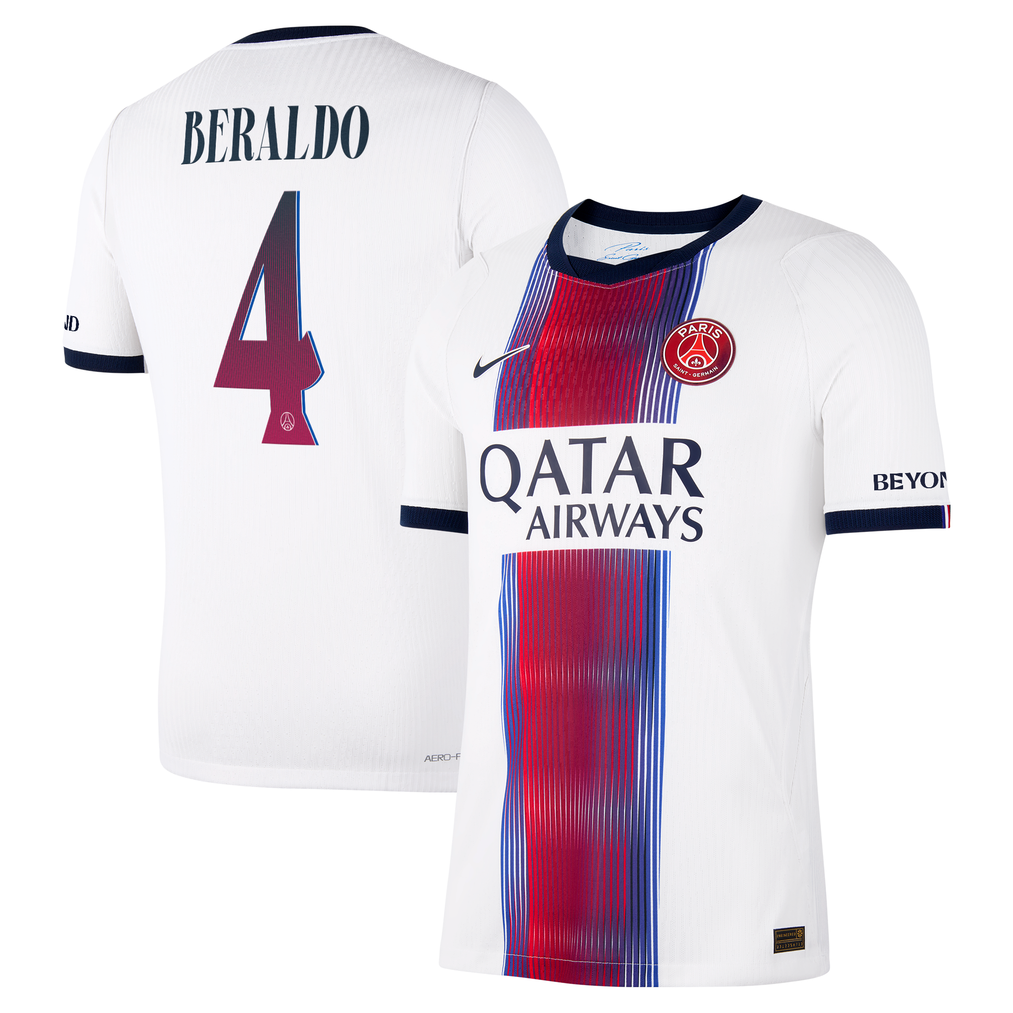 Maillot Extérieur Match PSG Nike Aero-FIT 26/27 - Flocage Coupe Beraldo 4