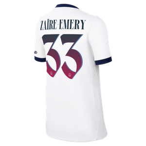 Maillot Extérieur Stadium PSG Nike 26/27 - Enfant - Flocage Coupe Zaïre-Emery 33, vue 4